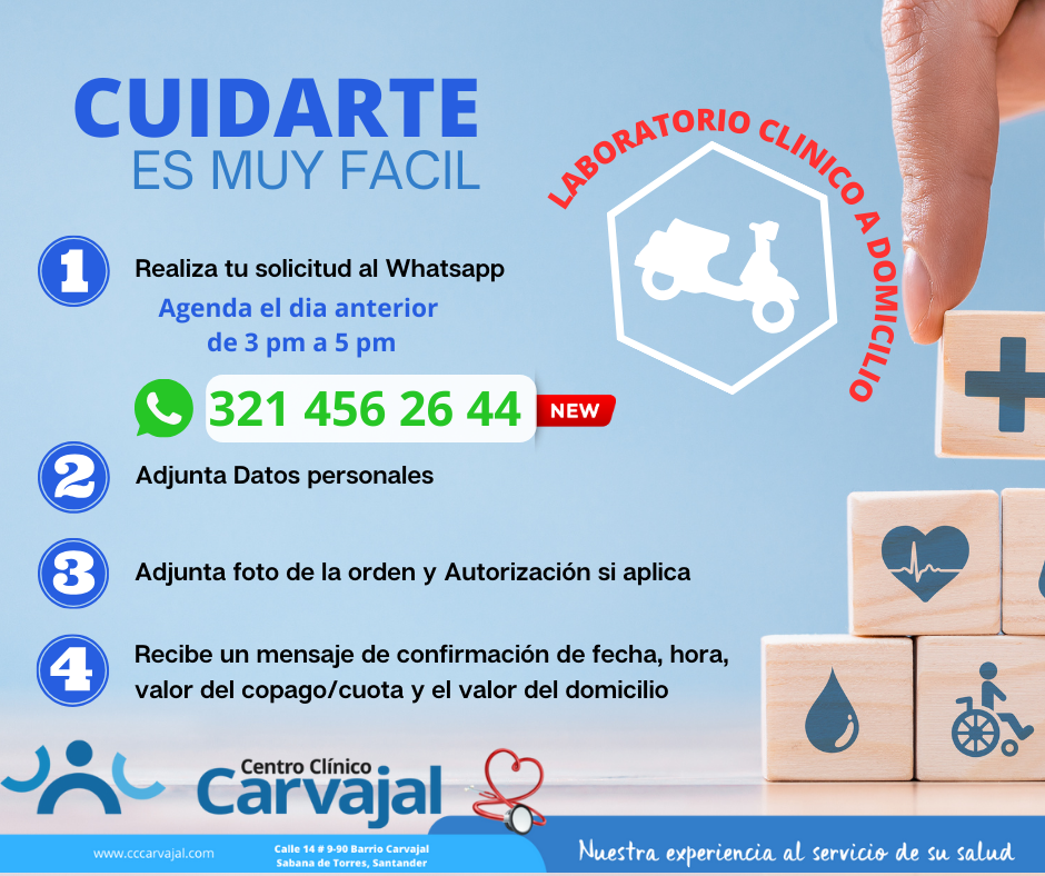 toma de muestras a domicilio